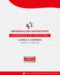 Horarios de Atencion